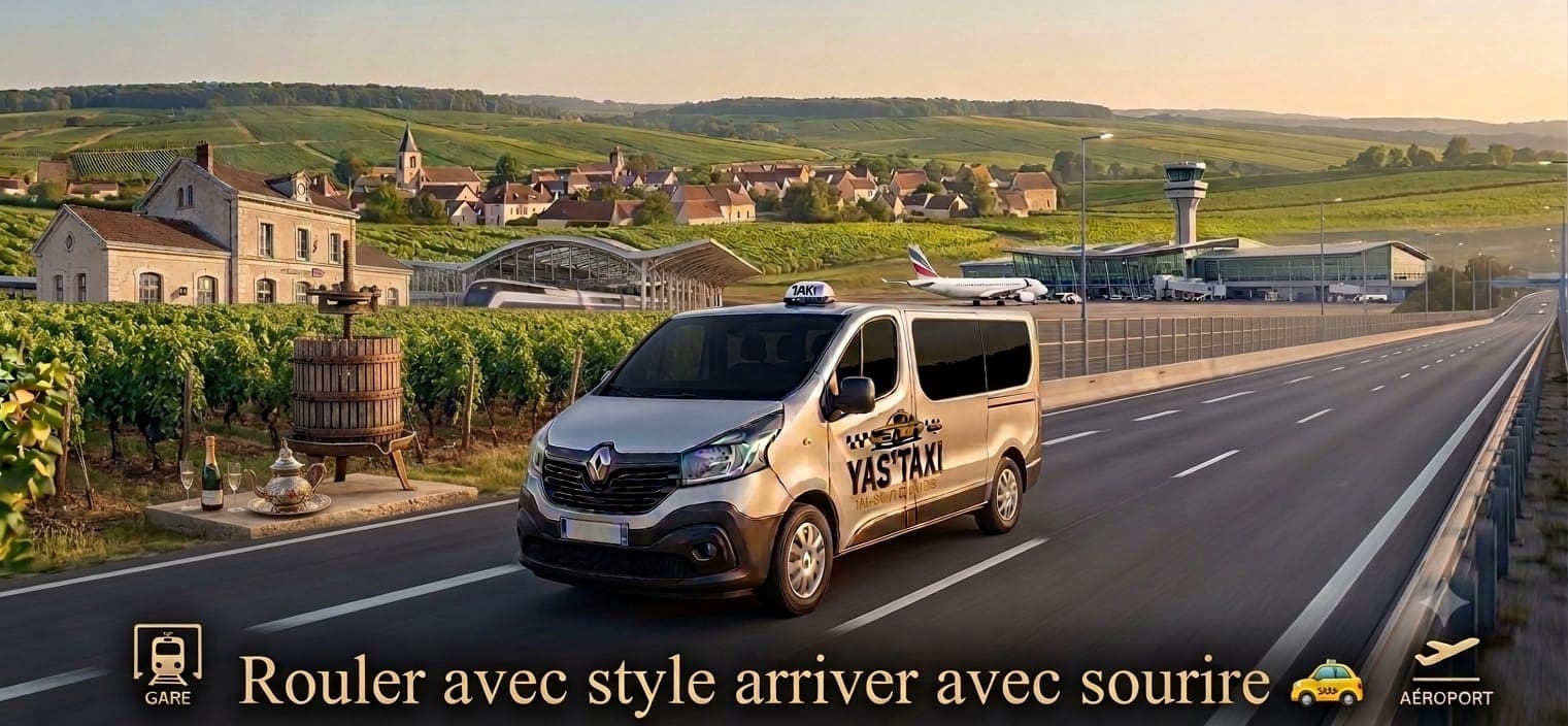Taxi Yas'Taxii vers gares et aeroports
